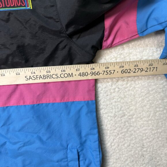Universal Studios Windbreaker Jacket Adult XS Retro Colorblock Lightweight - Picture 7 of 8